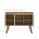 Ver imagem 4 de Buffet Aparador Jasmin 1,10m com 3 Portas Babus