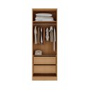Ver imagem 5 de Guarda Roupa Modulado Ravi em Mdf 243,5x232,2cm 7 Portas Olmo 1110