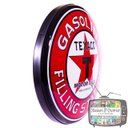 Ver imagem 3 de Luminoso de Parede Texaco Motor Posto Retrô Vintage para Bar, Garagem, Churrasqueira, Espaço Gourmet