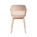 Ver imagem 3 de Cadeira Estofada Jantar Cozinha Marcela Nude