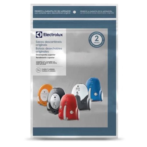 Kit C/ 3 Sacos Descartáveis P/ Aspiradores De Pó Modelos: Neo09, Neo10, Neo11, Neo12, Neo16, Listro 
