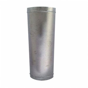 Duto Galvanizado Chaminé 100 Mm de Diâmetro 60 Cm de Altura