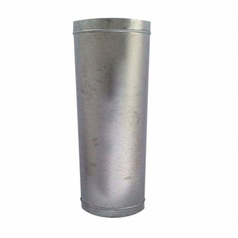 Duto Galvanizado Chaminé 100 Mm de Diâmetro 60 Cm de Altura