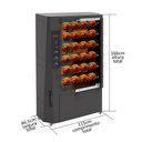 Ver imagem 3 de Assador Rotativo a Gás GLP para 30 frangos Saro CH30