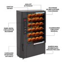 Ver imagem 2 de Assador Rotativo a Gás GLP para 30 frangos Saro CH30