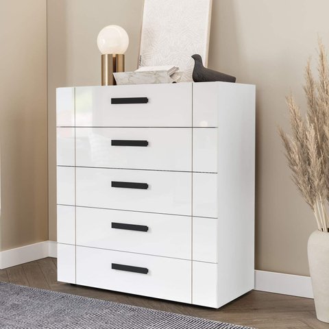 Cômoda Organizadora 90cm com 5 Gavetas 240840 Linha Lisboa Politorno Móveis