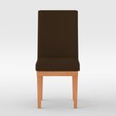 Ver imagem 4 de Cadeira de Jantar Estofada Reforçada Cozinha Marrom