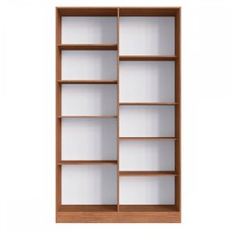 Armário Multiuso Riviera 4 Portas 8 Prateleiras Freijó/Off White - Irm Móveis - 3