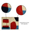 Ver imagem 4 de Quadro Decorativo Artesanal Têxtil 2 Telas 60x90cm Feito em Tear para Sala Lavabo Escritório