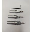 Ver imagem 1 de Escariador Kit 3 Pçs 8mm Broca 2,5mm/8mm Bro 3mm/10m Bro 3mm