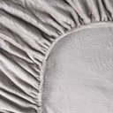 Ver imagem 4 de Lençol de Pelinho com Elástico Plush Inove Casal 138x188x30cm - Lençol Plush Taupe