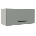 Ver imagem 1 de Armário de Cozinha Aéreo de Cozinha 70 cm 1 Porta Basculante Branco/Cinza Agata Madesa