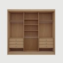 Ver imagem 4 de Guarda-roupa Casal 3 Portas de Correr com Espelho 100 % Mdf Cristal