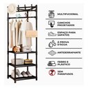 Ver imagem 2 de Closet Organizador Dobrável com Cabideiro e Arara
