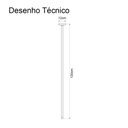 Ver imagem 6 de Torneira de Teto para Banheiro | Inox 100% | Dourado | 1,30m