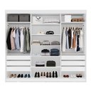 Ver imagem 5 de Guarda-Roupa Casal 3 Portas 6 Gavetas Grajaú Yescasa Branco