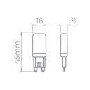 Ver imagem 3 de Lâmpada Led Stella Halopin 1,7w G9 220v 4000k