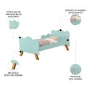 Ver imagem 3 de Mini Cama Infantil 148x68cm Proteção Lateral Vivi Menta Z53 - Mpozenato