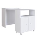 Ver imagem 5 de Balcão Multiuso com Mesa Retrátil Funcionale A05 Branco - Mpozenato
