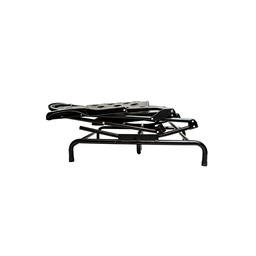 Cadeira de Balanço Aço Carbono Dobrável Reforçado Varal Sul - Preto - 4