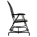 Ver imagem 2 de Cadeira de Balanço Aço Carbono Dobrável Reforçado Varal Sul - Preto