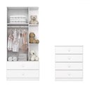 Ver imagem 3 de Quarto de Bebê Completo Labirinto 2 Portas 6 Gavetas Branco - Henn