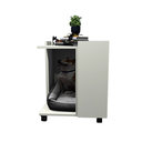 Ver imagem 2 de Mesa Lateral /cama Pet Toy na Cor Branco com Rodizio