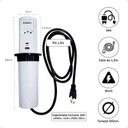 Ver imagem 4 de Torre Tomada Automática Indução Wireless 1 T + 2 Usb Branco
