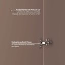 Ver imagem 7 de Guarda Roupa Modulado 100% Mdf de Canto Oblíquo Orion Cabecasa Madeiraoriginals