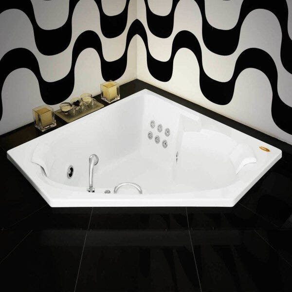 Banheira Hidromassagem Jacuzzi Bionda G4 1,52m x 1,52m x 50cm - 300 Litros 9 Jatos P1 - 1