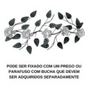 Ver imagem 4 de Enfeite de Parede Decorativo Todo de Ferro 5 Rosas:branco