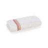 Toalha de Rosto Karsten Fio Cardado Dimer Branco/Rosa - 1