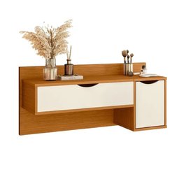Penteadeira Camarim Blush Suspensa com 02 Portas e Espelho - Albatroz - 4