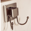 Ver imagem 7 de Suporte para Toalha Tipo Cabide Duplo, Ventosa(sem Furo), Acabamento Quadrado.:inox