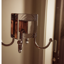 Ver imagem 3 de Suporte para Toalha Tipo Cabide Duplo, Ventosa(sem Furo), Acabamento Quadrado.:inox