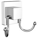 Ver imagem 1 de Suporte para Toalha Tipo Cabide Duplo, Ventosa(sem Furo), Acabamento Quadrado.:inox