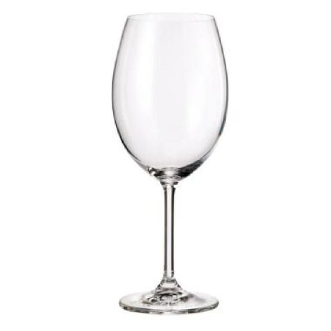 Kit 6 Taças Vinho Bohemia Gastro Cristal 590ml 23x9x9cm Transparente
