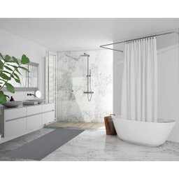 Passadeira Emborrachada Antiderrapante 1.5 M X 45cm Cinza - 4