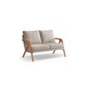 Ver imagem 1 de Poltrona Namoradeira 2 Lugares em Tecido Tipo Veludo