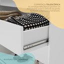 Ver imagem 7 de Guarda-Roupa Casal 3 Portas com Espelho 6 Gavetas Grajaú Yescasa