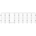 Ver imagem 1 de Cercado Pet Dobrável 7 Módulos com Portão 98cm Ideal para Cachorros Gatos Coelhos Crianças