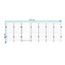 Ver imagem 2 de Cercado Pet Dobrável 7 Módulos com Portão 98cm Ideal para Cachorros Gatos Coelhos Crianças