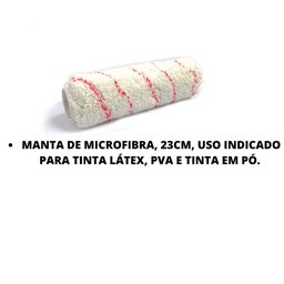 KIT BDJA GDE + ROLO 23 PINTA TUDO .C/C REF927 COMPEL KIT PINTURA BANDEJA PARA TINTA ROLO MICROFIBRA  - 4