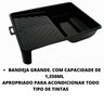 KIT BDJA GDE + ROLO 23 PINTA TUDO .C/C REF927 COMPEL KIT PINTURA BANDEJA PARA TINTA ROLO MICROFIBRA  - 2