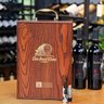 Maleta Porta Vinho Para Duas Garrafas Em Madeira Para Transporte em Viagens Ocasiões Especiais Vitin - 4