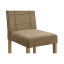 Ver imagem 3 de Sala de Jantar Completa Graviola Tampo Madeirado C/ Vidro 90x160cm e 6 Cadeiras 2cad150 Freijo/off