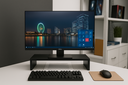 Ver imagem 5 de Suporte de Monitor em Mdf Preto Tx 50cm Largura Design Minimalista e Robusto