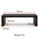 Ver imagem 2 de Suporte de Monitor em Mdf Preto Tx 50cm Largura Design Minimalista e Robusto