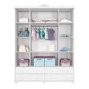 Ver imagem 4 de Guarda Roupa Provence New MDF Branco Acetinado