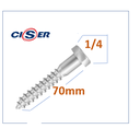 Ver imagem 2 de Parafuso Sextavado Rosca Soberba 1/4x70mm 100pçs